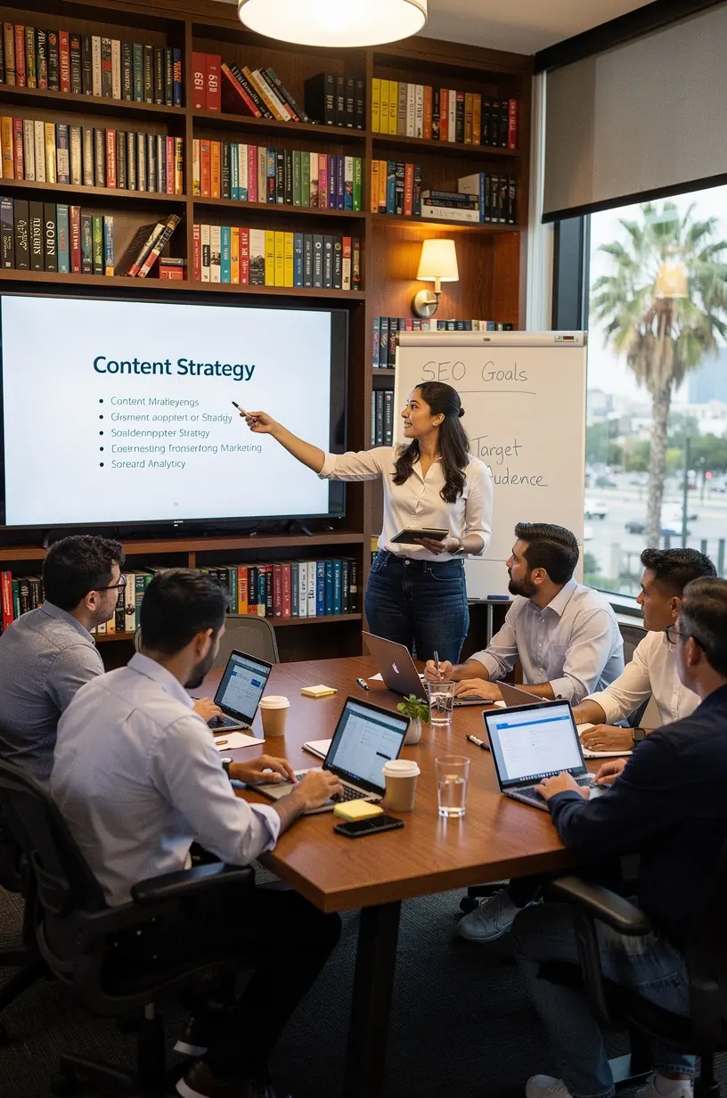 Editorial calendar management for effective content strategy.